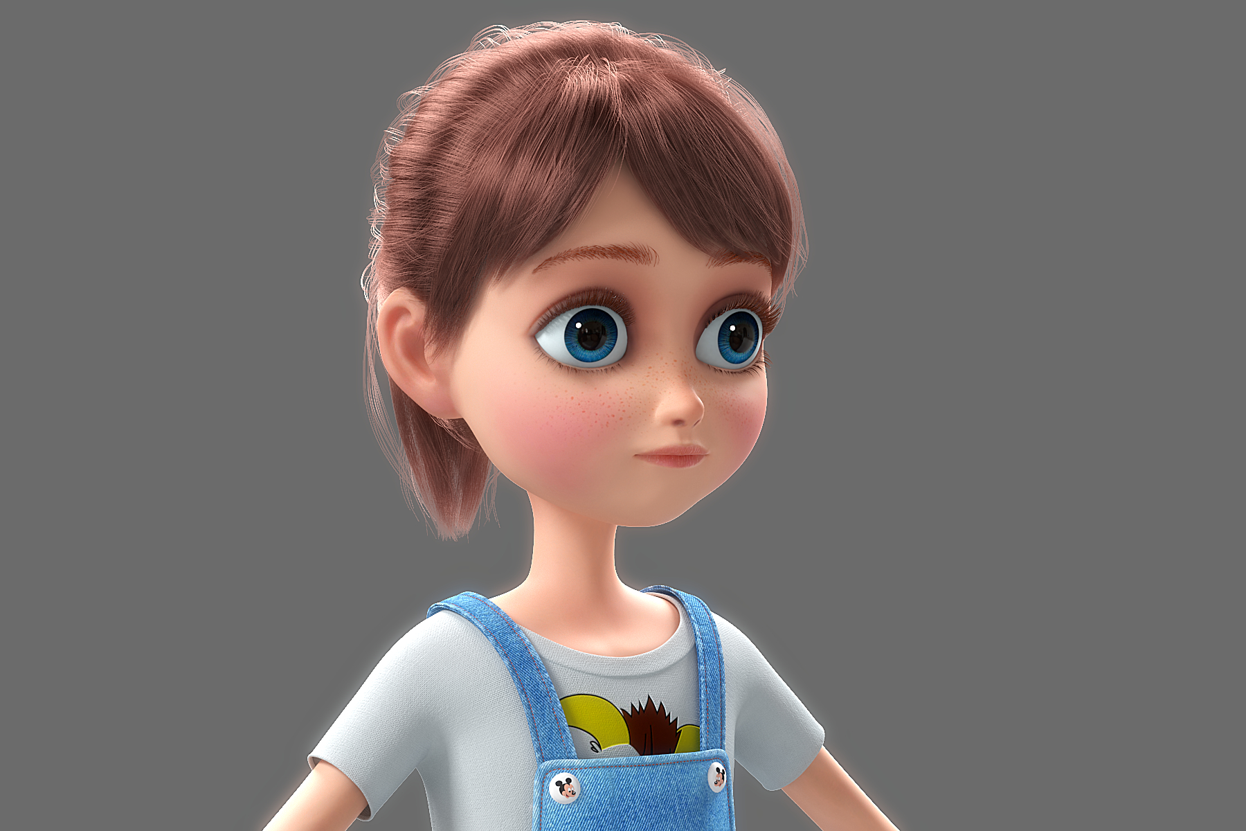 3D cartoon family rigged character model - TurboSquid 1235563