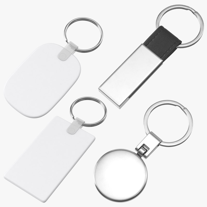 Download Keychain mockups promotional key 3D model - TurboSquid 1235572