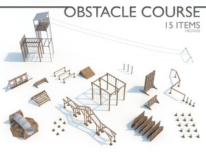 3D obstacle course