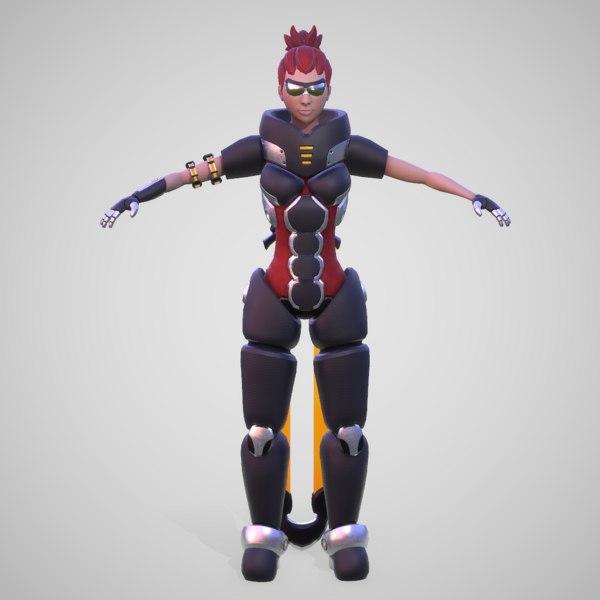 3D blender rigged animation model TurboSquid 1235749