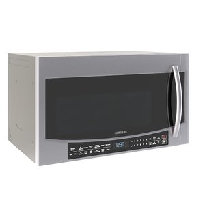 microwave samsung mc17j8000 wall 3D model
