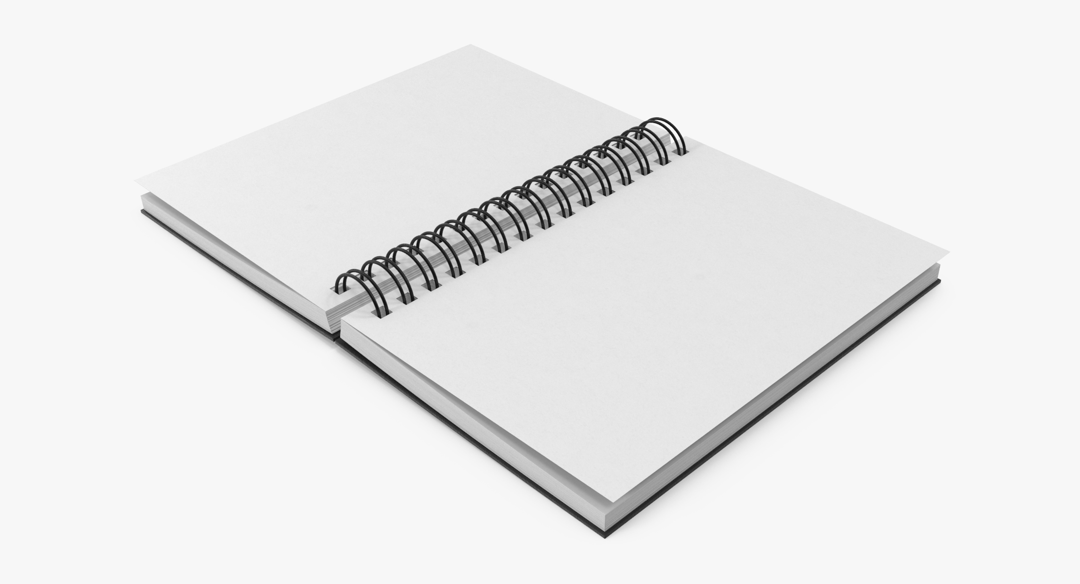 Spiral sketchbooks 03 3D model - TurboSquid 1235932