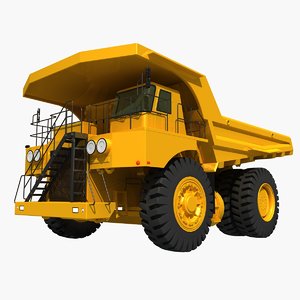 mining truck dump 3D model