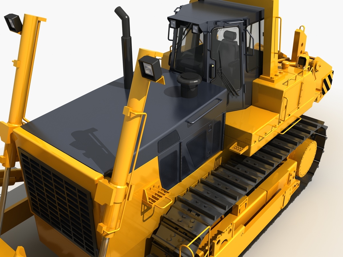 推土机023d模型