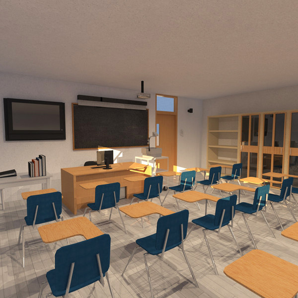 3d cartoon scene models