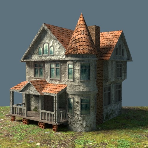 Architecture Mansion Blender Models for Download TurboSquid