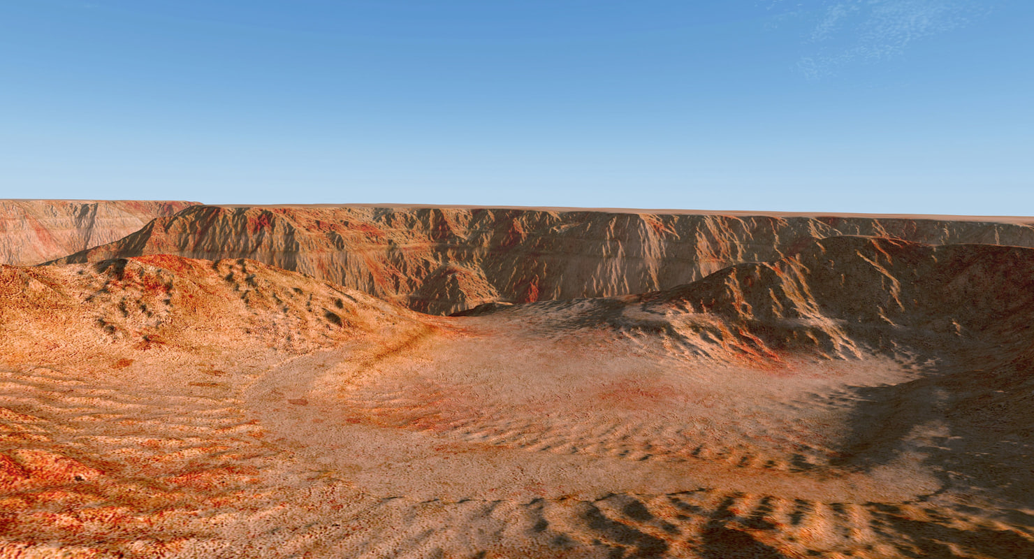 3D arizona canyons terrain modelled TurboSquid 1236501