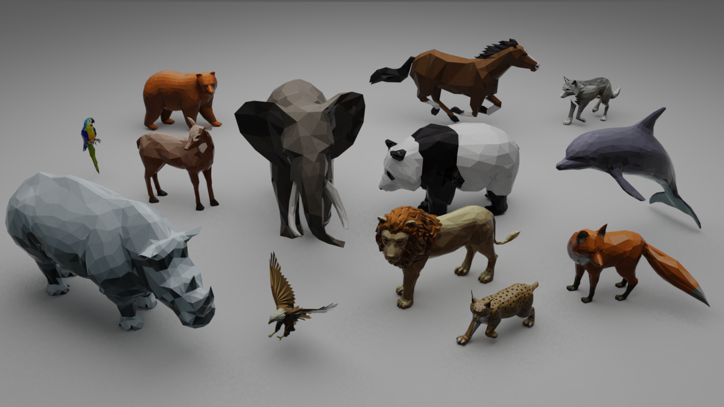 Animal pack 3D model TurboSquid 1236502