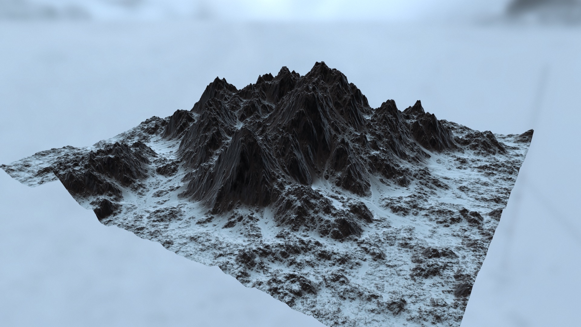 雪山3d模型