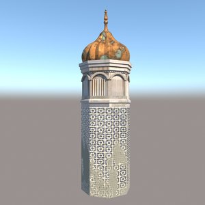3D minaret