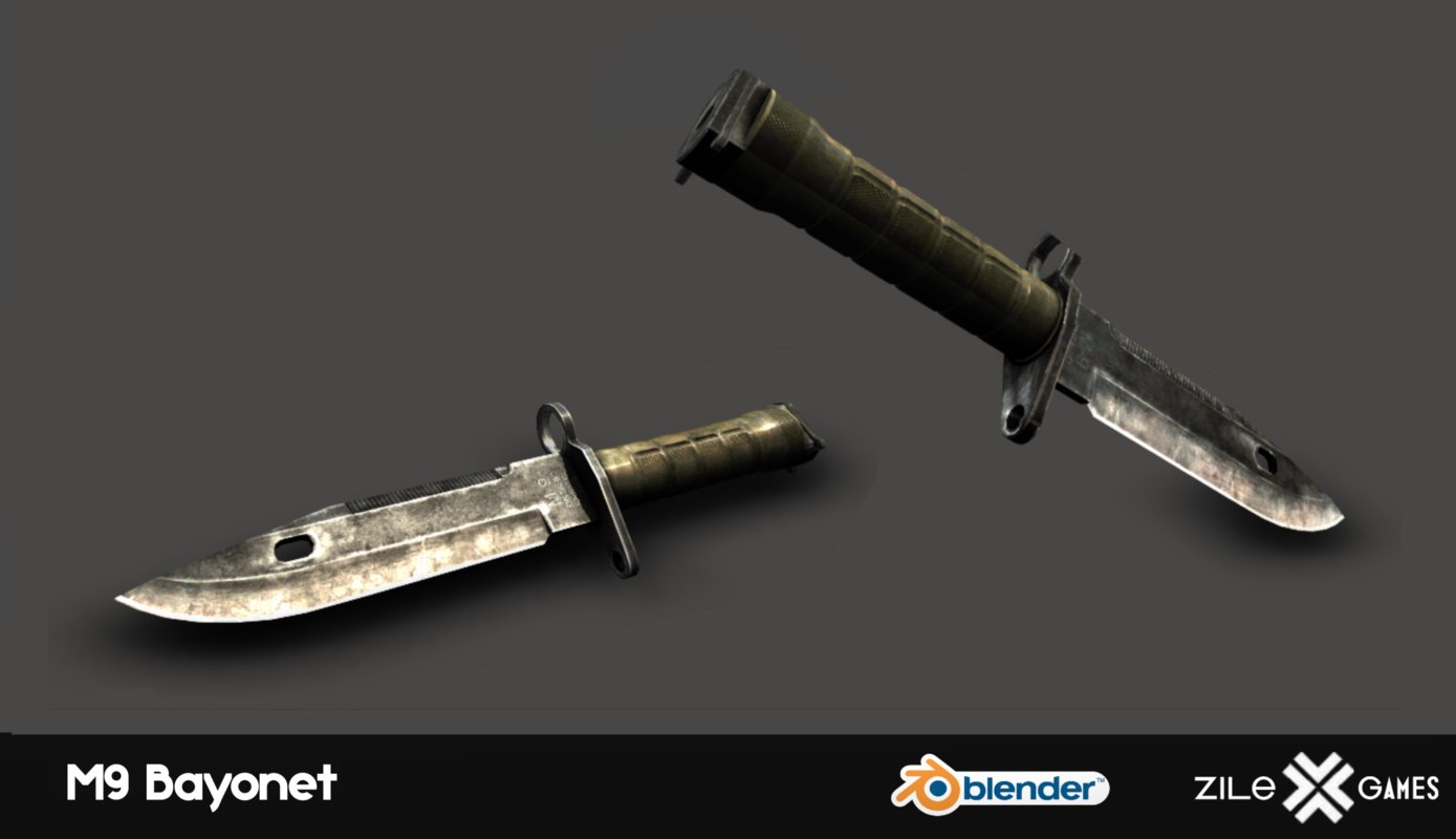 M9 bayonet чертеж