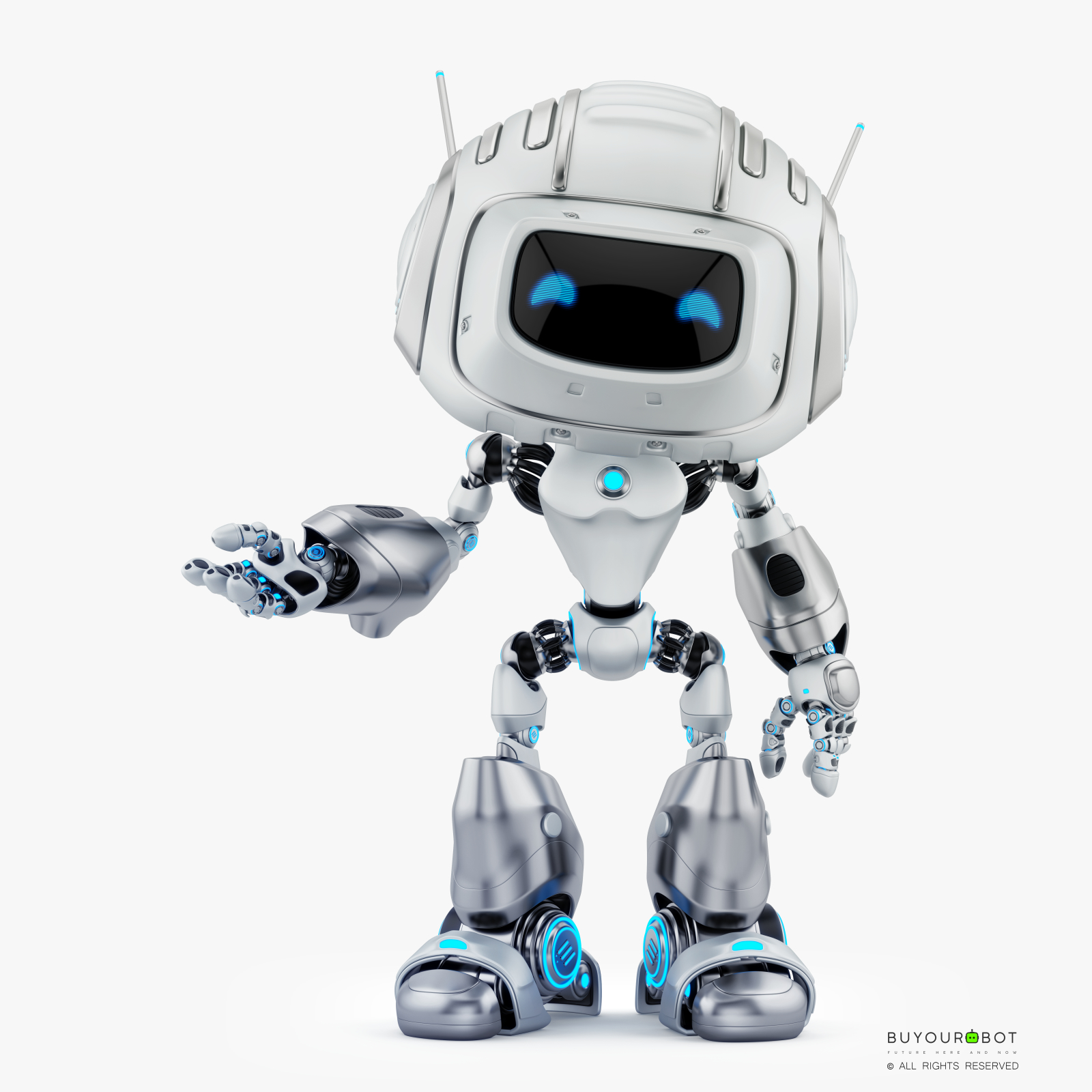 可爱的机器人3d模型