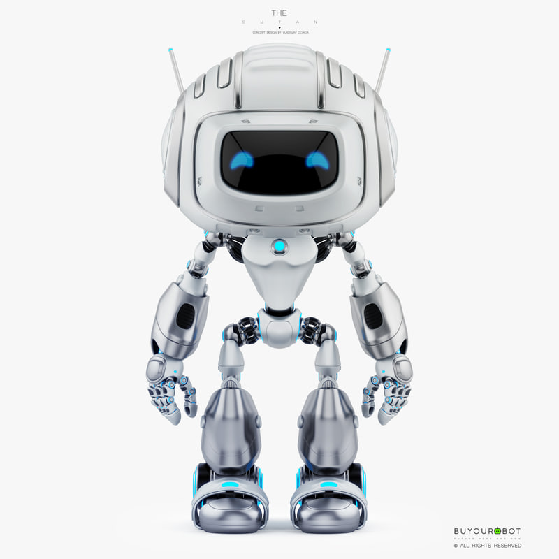 blender robot free model 3d robot  3D TurboSquid Cute  1236836 friendly model