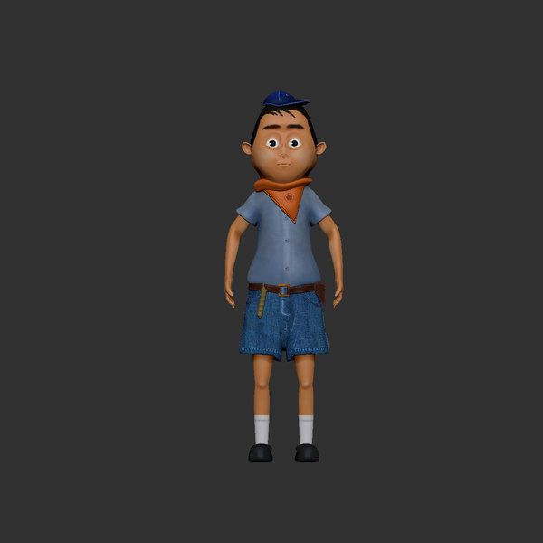 free cartoon character 3d model free cartoon character 3d model