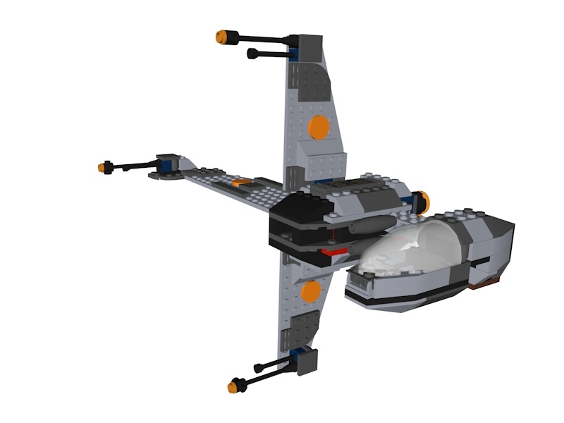 Lego Star Wars B Wing Schiff