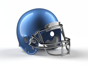 3D american football helmet model