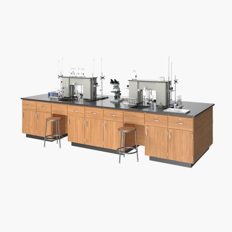 Realistic laboratory table 3D - TurboSquid 1237244