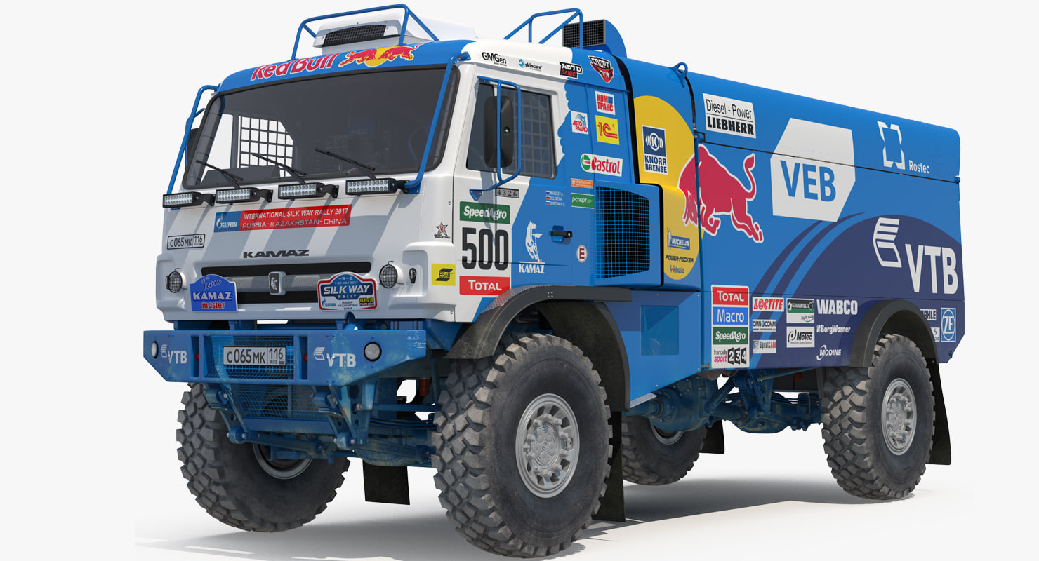 Dakar racing truck kamaz model - TurboSquid 1237395
