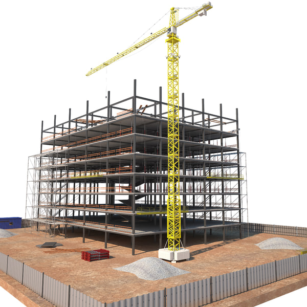 建筑施工3d模型