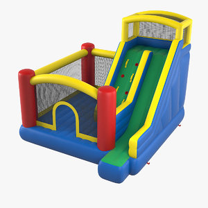 jump slide big bouncer 3D model