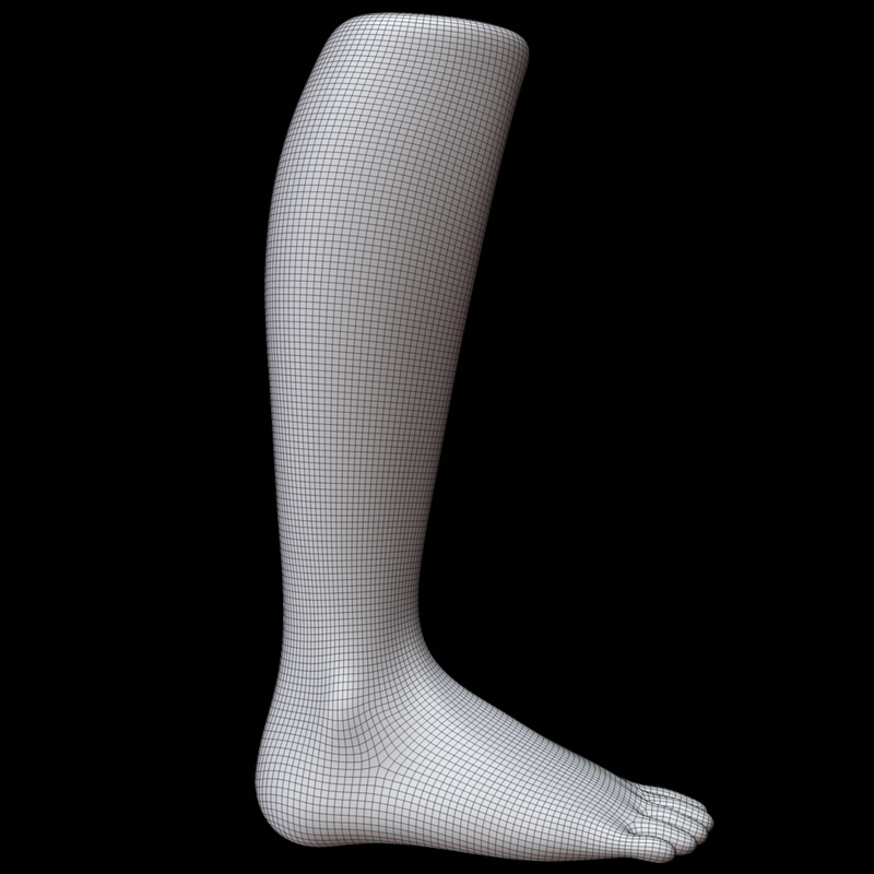 3D mannequin foot man - TurboSquid 1237794