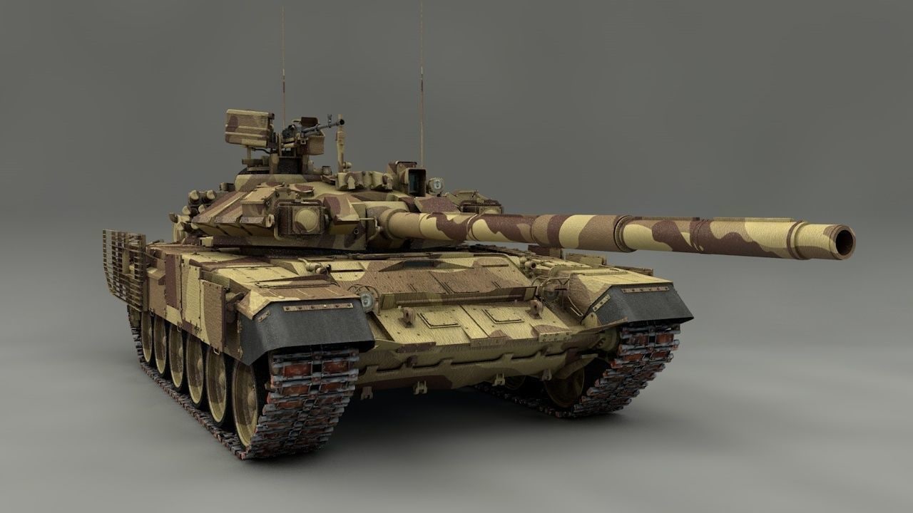 Mbt t-90 model - TurboSquid 1237825