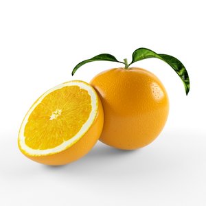 3D orange model