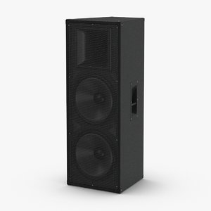 3D stage-speaker-04 model