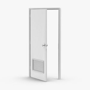 3D commercial-doors---door-4-ajar