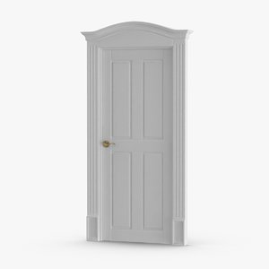 classic-doors---door-1-closed 3D model