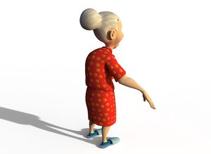 elderly woman model