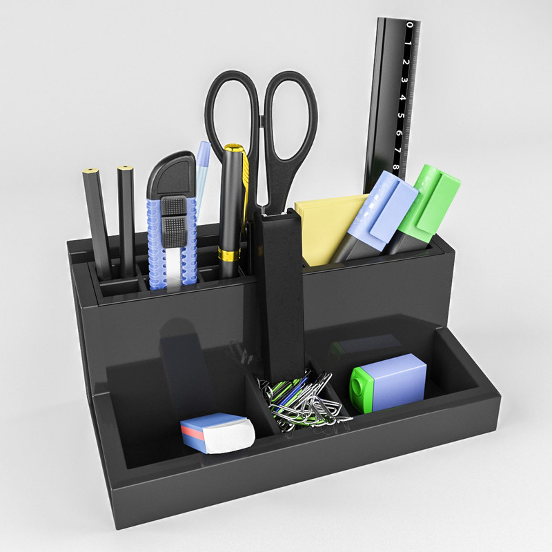 3D stationery set d - TurboSquid 1238083