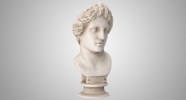 3D model apollo lykeios bust - TurboSquid 1238092