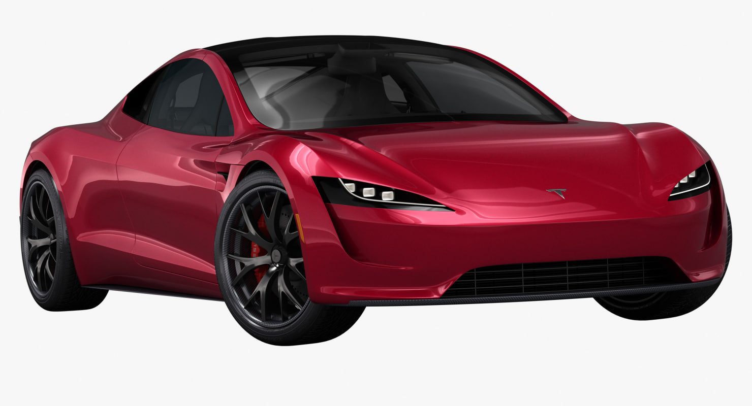 3D 2020 tesla roadster - TurboSquid 1238112