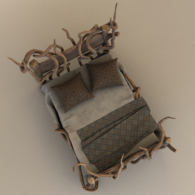 3d Fantasy Bed Turbosquid 1238202