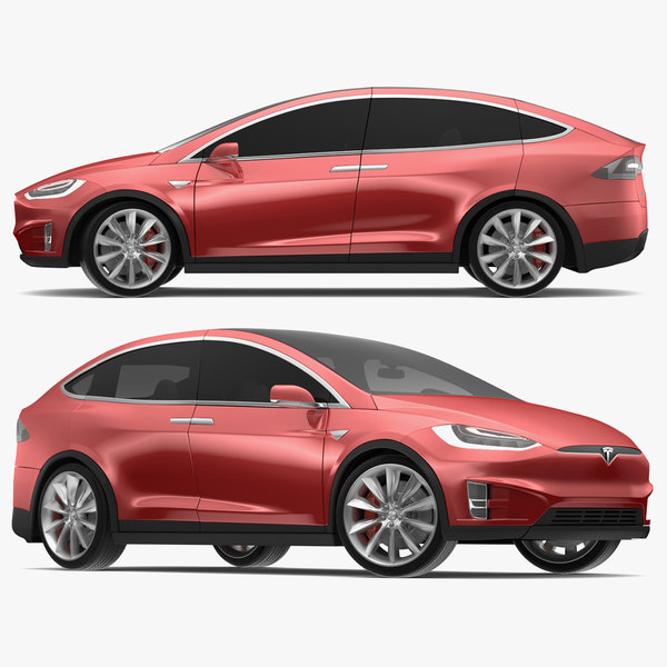 tesla x s 3D model