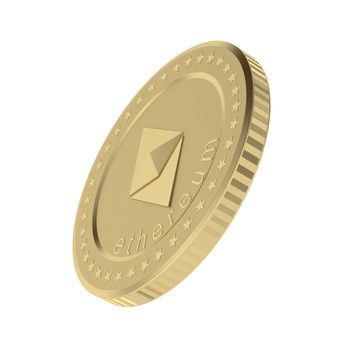 coin eth 3d model