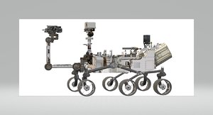 mars curiosity rover 3D model