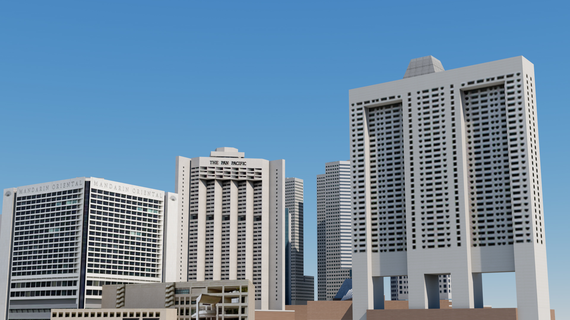 新加坡摩天大楼第5部分3d模型