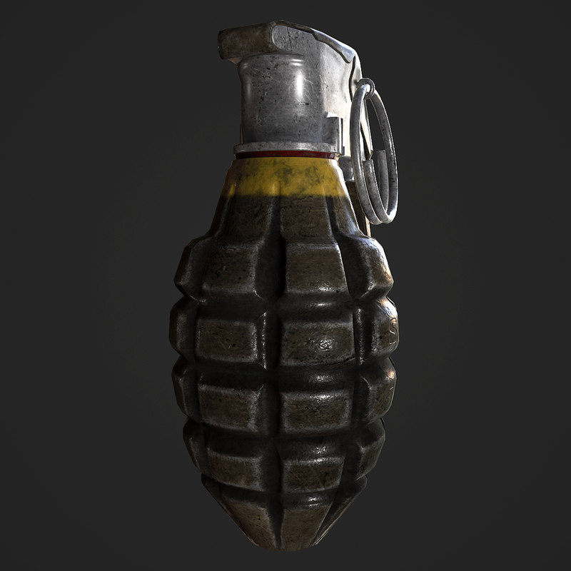 Grenade mk2 3D model - TurboSquid 1238459