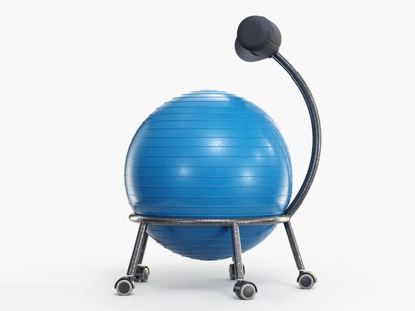 Yoga Ball Office Chair 3d Model, Yoga Ball For Desk Chair