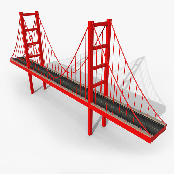 吊桥3d模型