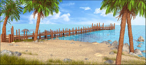 landscape dock 3D
