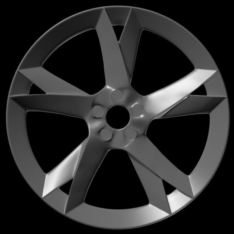 3D car rim model TurboSquid 1238845