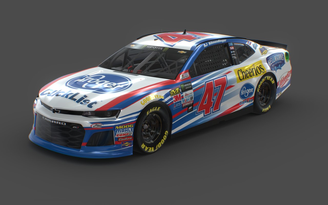 nascar camaro 3d model free download