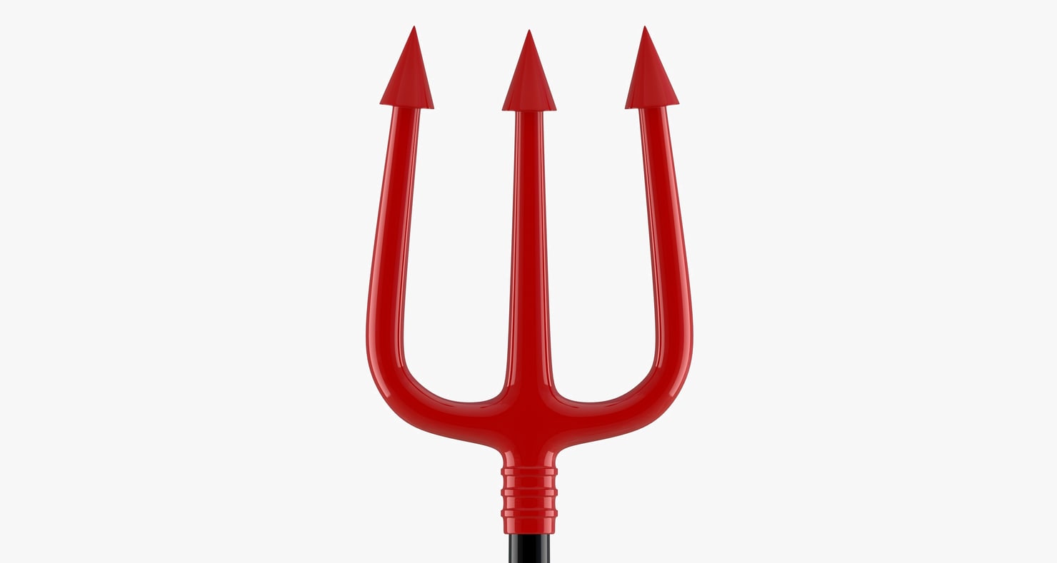 Halloween devil s fork model - TurboSquid 1238957