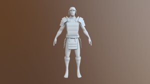 character ready texturing 3D model