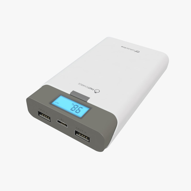 Power bank freepower cellularline model TurboSquid 1239052