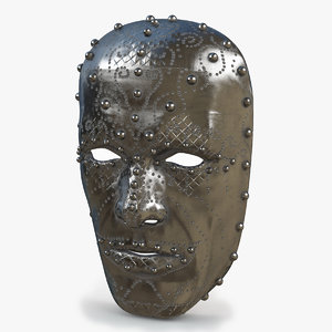 metal mask v2 3D model