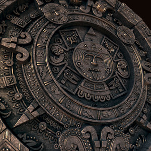 Download Mayan Calendar 3d Models For Download Turbosquid